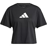 Adidas Womens Train Essentials Big Performance Logo T-Shirt