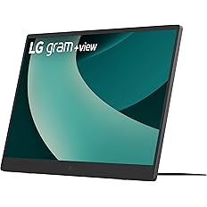LG gram +View 17-inch Lightweight, Portable WQXG (2560x1600) Anti-Glare IPS Monitor, 16:10 Aspect Ratio, up to DCI-P3 99% Col