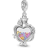 GNOCE Magic Bottle Pendant Charm for Bracelet 925 Sterling Silver Dangle Charms Jewelry Gift For Women Wife Fit Snake Chain Bracelets/Necklace