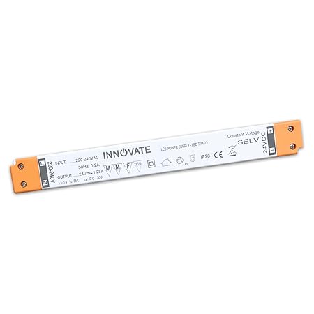 LED Trafo - Transformator, Netzteil, ultraslim - schmal klein Netzteil Driver Treiber (LED Trafo 0-30W, 12V/DC)