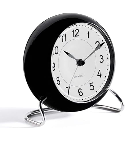Amazon.com: Arne Jacobsen Wall Clock, Aluminium, White, 21