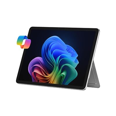 Microsoft Surface Pro 2-in-1 Laptop/Tablet (2025), Windows 11 Copilot+ PC, 12" Touchscreen Display, Snapdragon X Plus (8 Core), 16GB RAM, 256GB Storage, Platinum