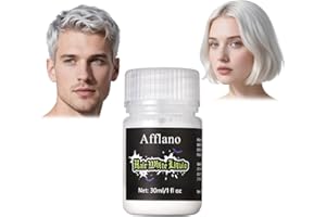 LA CATRINA Temporary White Hair Color, Washable Makeup White Hair Dye | Realistic & Safe, Perfect for Santa Beard, Eyebrows, Whitener Hair Paint for Halloween Cosplay, Theatre, Film, Party, Easy to Apply (1 oz)