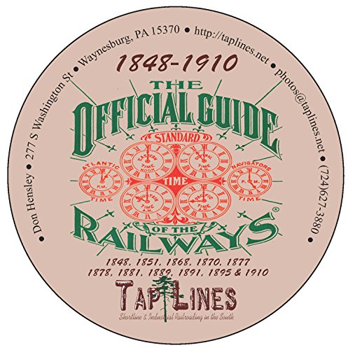 OFFICIAL GUIDE OF RAILWAYS COLLECTION 1848-1910 on