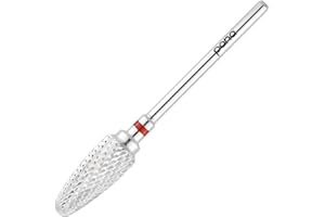 Pana 3/32" Safety Bit Nail Carbide Bit - For Electric Dremel Drill Machine (Fine, Flame -Silver)