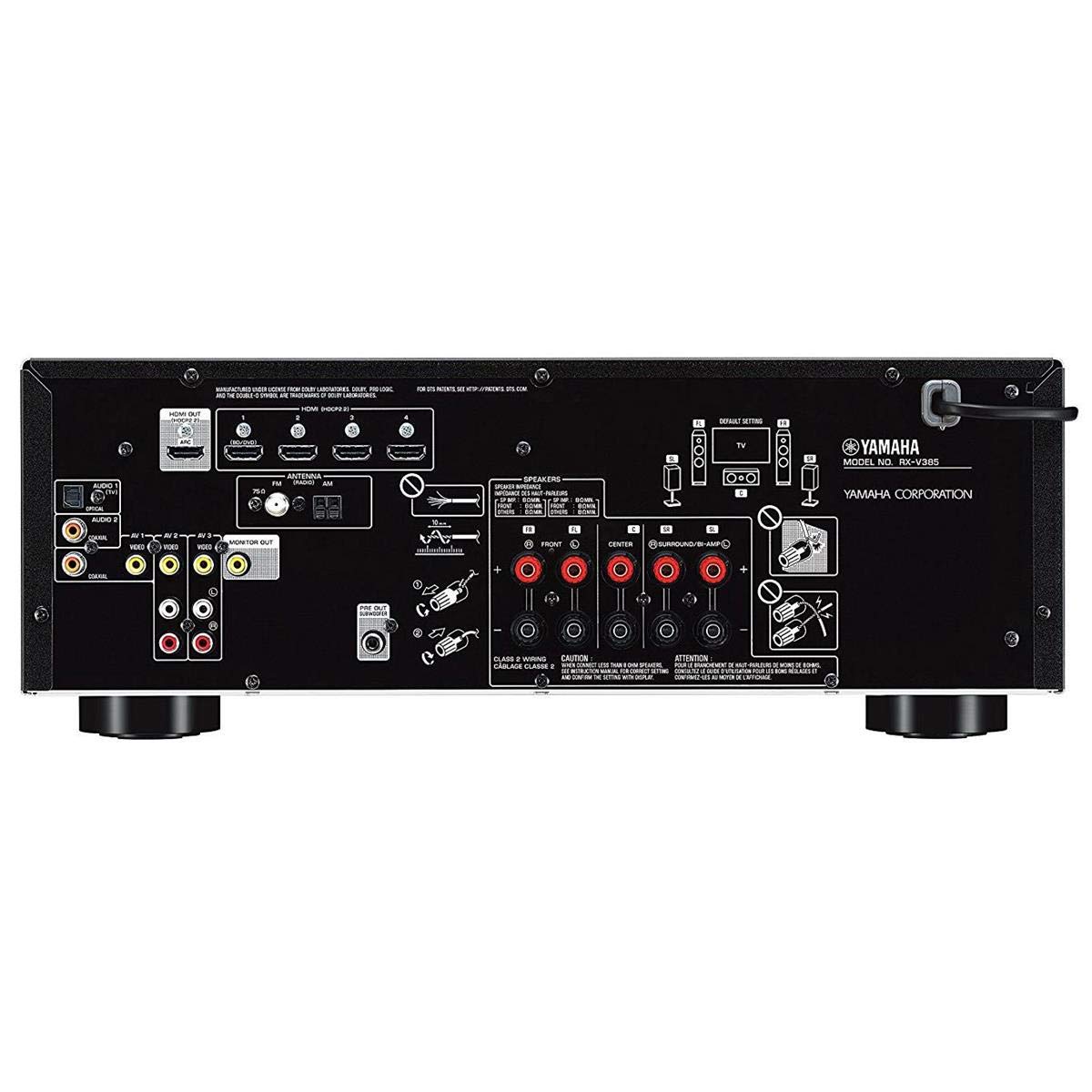 Klipsch Reference 5.0 Home Theater System with 2X R-610F Floorstanding Speaker, R-52C Center Channel Speaker, 2X R-41M Bookshelf Speaker and AVR-S670H 75W 5.2-Channel 8K Network AV Receiver, Black