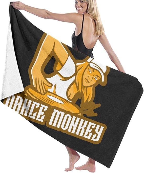 Amazon Co Jp ダンスモンキー Dance Monkey 長方形ビーチタオル 大判ビーチマット バスタオル 軽量 速乾 大きい 薄手 おしゃれ 海水浴 花見 マフラータオル ハイキング 約130x80cm 服 ファッション小物