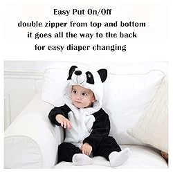 Baby Panda Costumes Unisex Toddler Outfit Halloween