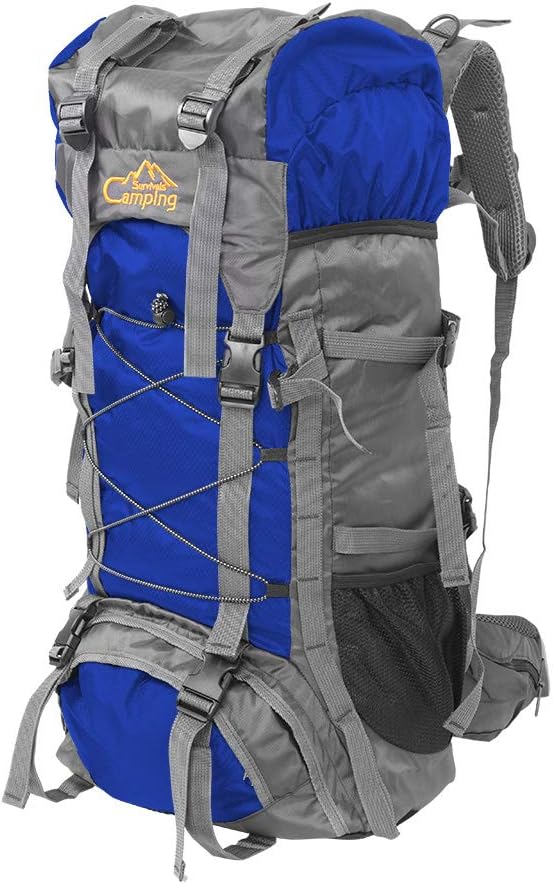 AlwaysPrekit 60L Outdoor Waterproof Hiking Camping Backpack Mountaineering Bag Camping Hiking Backpack Sport Travel Daypack for Men Women Climbing Camping Touring