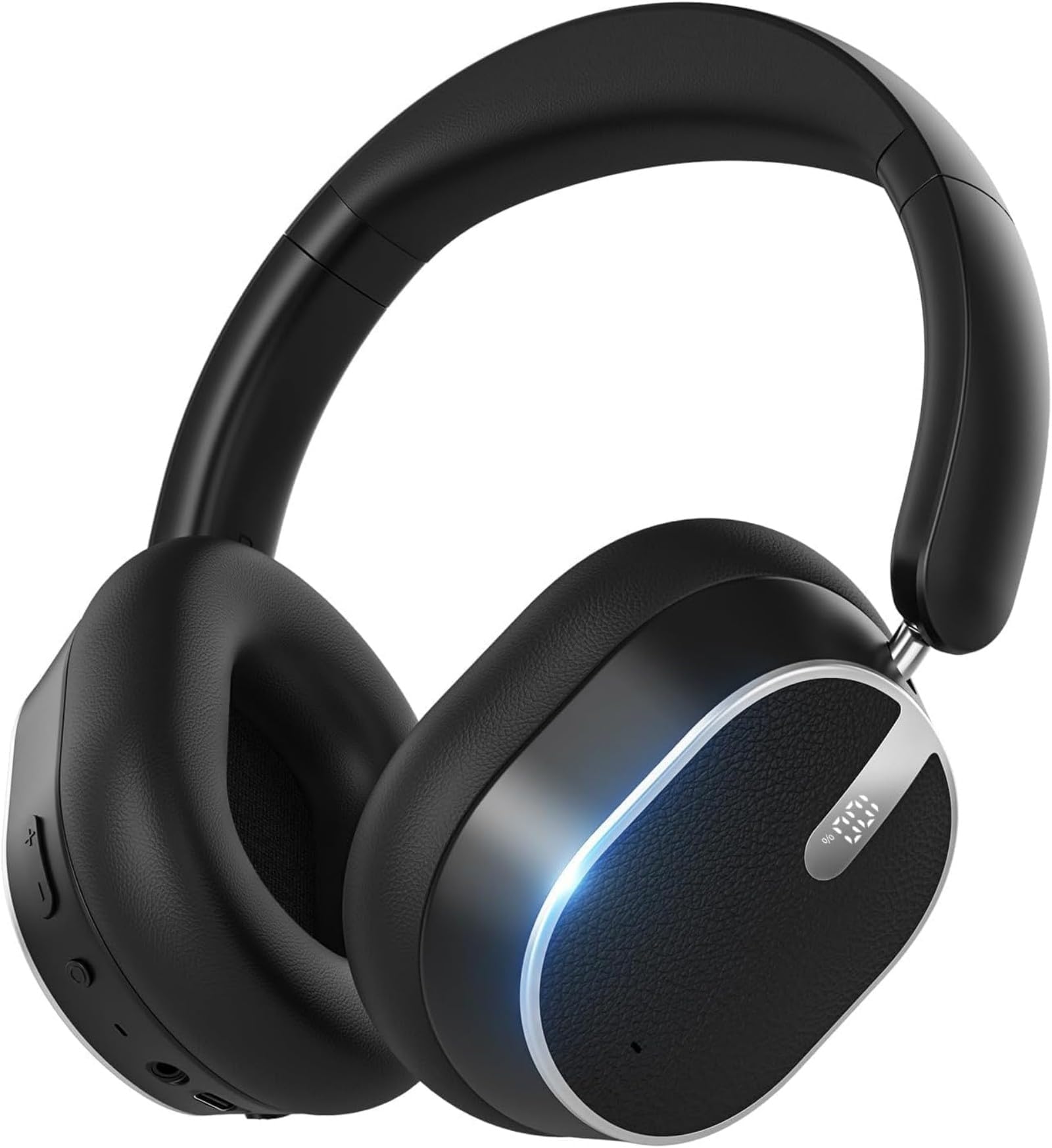 MMWOWARTS Bluetooth 6.0 Over Ear Wireless Headphones, Hybrid Active Noise Cancelling Bluetooth Headphones
