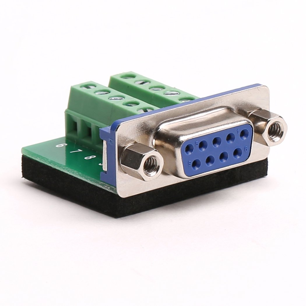 Mua DB9 Breakout Board DB9 RS232 Serial Female to Terminal Block 10 Pin ...
