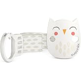 Suavinex Bonhomia Premium Baby Pacifier Clip with Ribbon, Stylish Binky Clips with Double Sided Design, Baby Accessories, Baby Essentials (0mo+), Beige