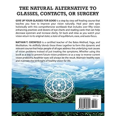 Buy Give Up Your Glasses For Good Holistic Eye Care For The 21st Century Paperback May 5 2018 Online In Qatar 0986395323