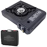 ShellKingdom Camping Stove Portable Outdoor Emergency Butane Stove Burner with Carrying Case For Camping, Picnics, Hiking, BB