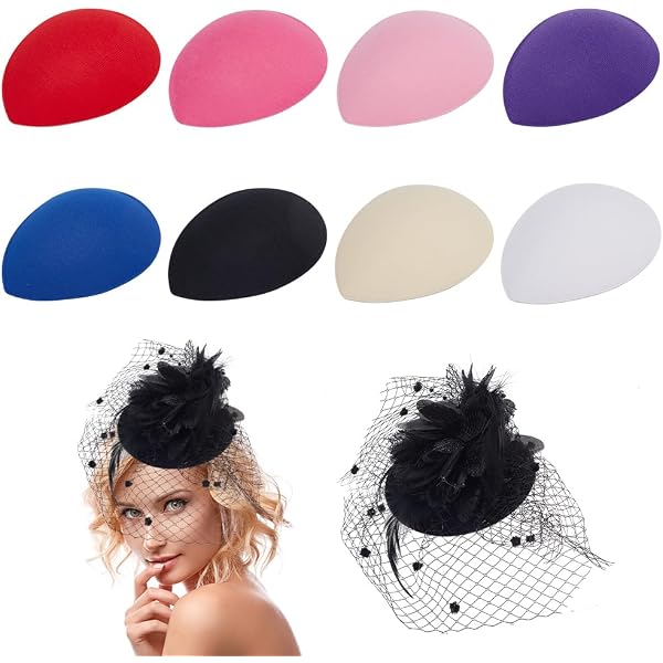 Framendino, 6 Pack Teardrop Hat Base Craft Material for  display picture 1