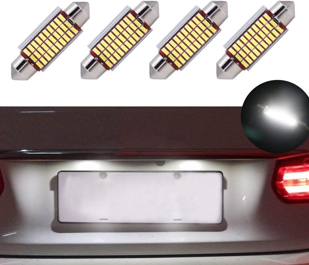 LED Festoon Bulbs 36mm Canbus Error Free White E3175 DE3021 DE3022 LED Car Interior Lights Bulbs 12v 5050 for Vanity Mirror Dome License Plate Light