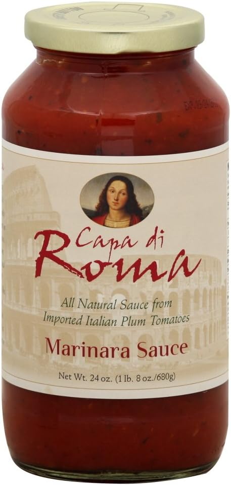 Capa Di Roma Marinara Sauce, 24-ounce Jars (Pack of 6)