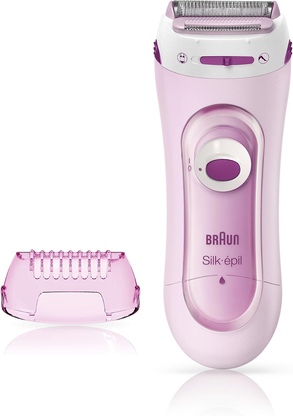 Braun Silk-épil Lady Shaver 5-100 2-in-1 Wireless Razor and Trimmer Pink