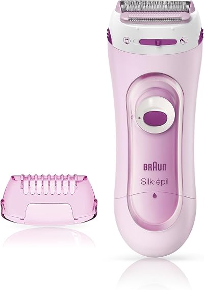 Braun Silk-épil Lady Shaver 5-100 2-in-1 Wireless Razor and Trimmer Pink