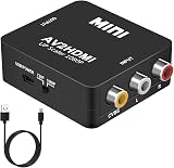 DigitConvert RCA to HDMI Converter 1080P PAL NTSC AV to HDMI Adapter view 1