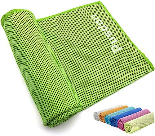 Soft Cooling Towel for Instant Relief, 48inch Extra Long Natural Cool Cloth Scarf, Cold Neck Wrap Chilly Towel for Sports, Workout, Fitness, Gym, Yoga, Pilates, Travel, Camping Outdoor Running & More