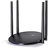 WAVLINK AC1200 WiFi Router Wireless Internet Router for Home, Dual Band Router 2.4GHz and 5GHz with 1000Mbps WAN/LAN Gigabit 
