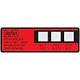 DayMark Safety Systems Dishwasher Temp Labels, 160F/170F/180F (Pack of 24)