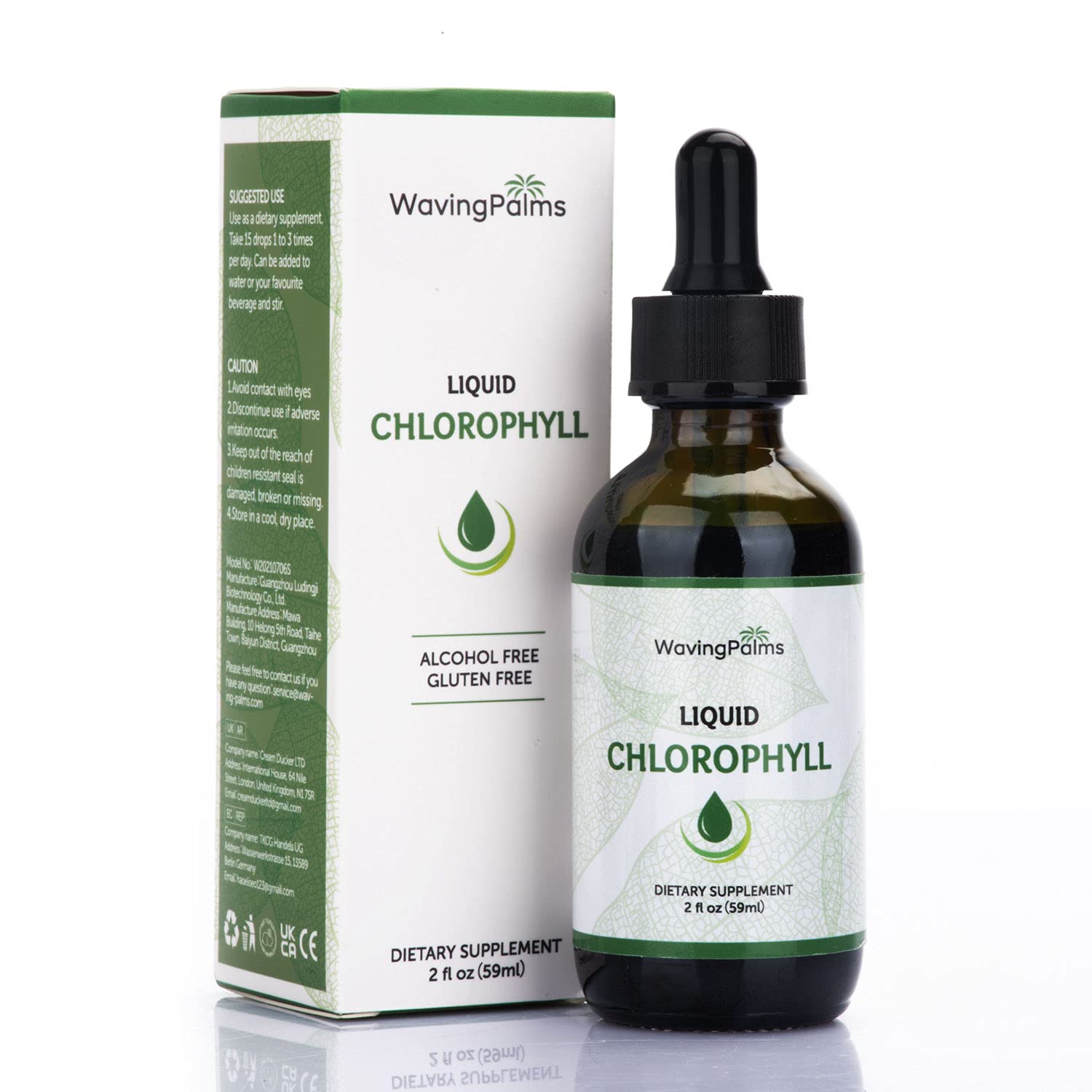 Liquid Chlorophyll Drops, Chlorophyll Liquid Drops for Water, Chlorophyll Liquid Drops Energy Boost Immune System Support