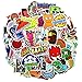 Brand Laptop Stickers 100 Pcs Pack Cool Vinyl Waterproof Sticker Skateboard Pad MacBook Car Snowboard Bicycle Luggage Decal
