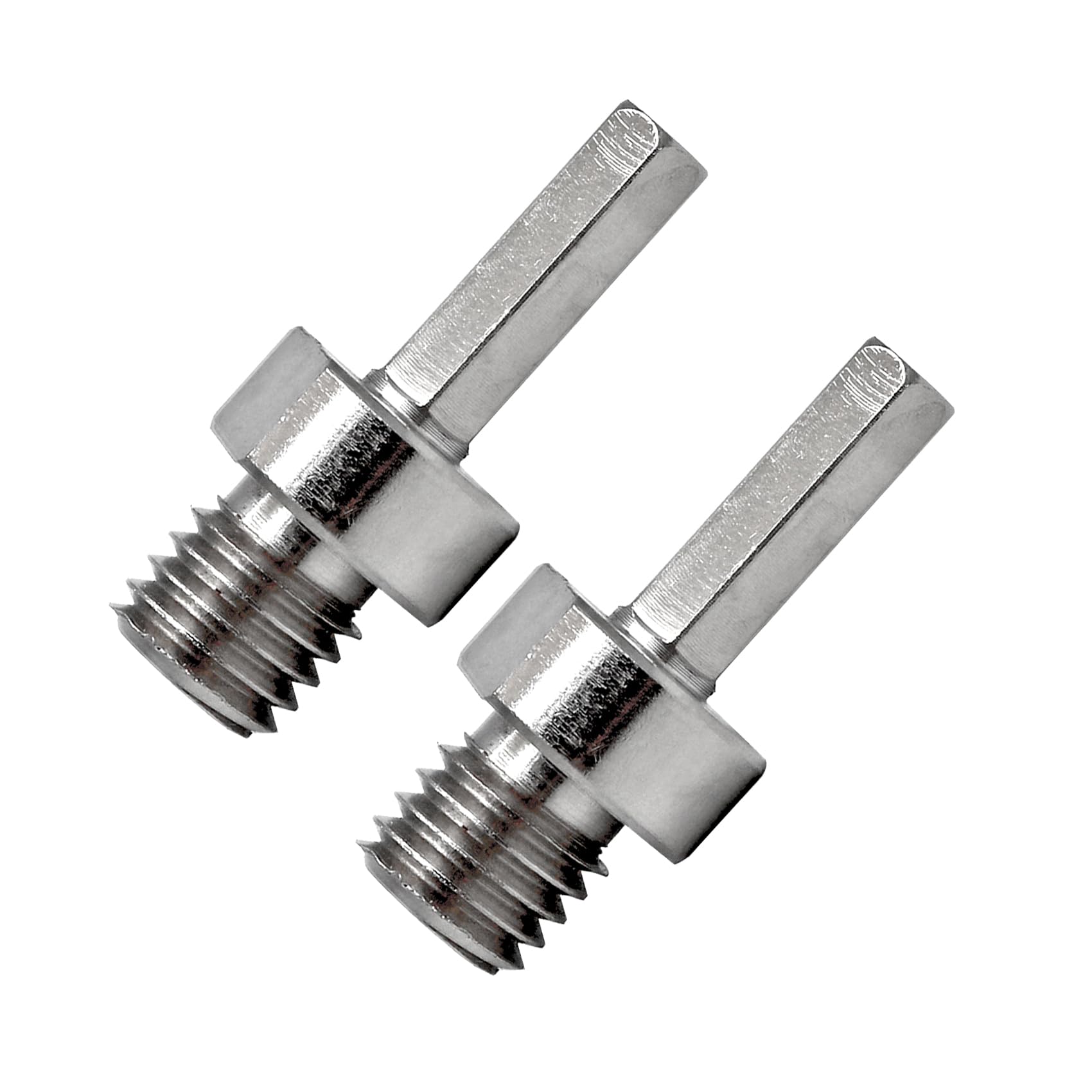 Adapter For Core Drill Bits - 2pcs M14 Thread to 10mm Hex Shank Diamond Hole Saw Adapter for Hand Drill SANLEETEK