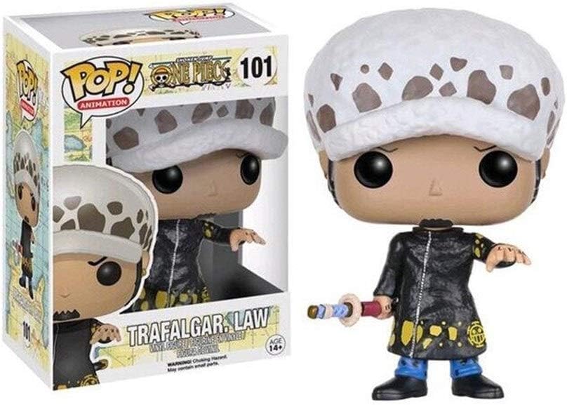 GLUSa Trafalgar Law Figure POP Figure Manga Anime One Piece Figure Model Toy Gift for Teenagers