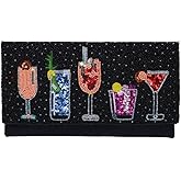 Bamboo Trading Cocktails Clutch, 7.5-Inch, Multicolor