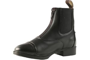 HORZE Wexford Women's Synthetic Leather Zip Paddock Boots | Durable Equestrian Riding Boots for Women