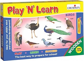 Creatives Play N Learn - Birds Puzzle (Multi-Color)