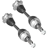 NEW Front CV Axle Shaft Assembly 2PCS fits for Chevrolet K1500 GMC K1500 1988-1999, Silverado 1500, Tahoe, Sierra 1500, Yukon 99-06, for Cadillac Escalade, Driver & Passenger side (Left and Right)