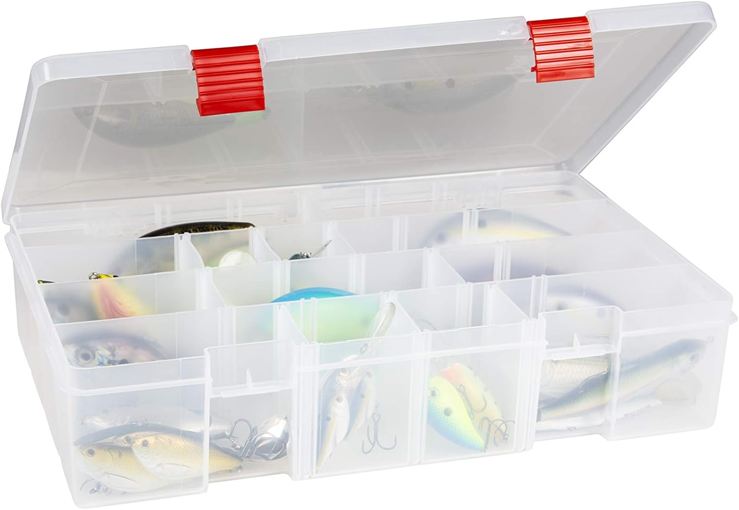 Plano RUSTRICTOR 3700 DEEP Stowaway, Premium Tackle Storage with Rust Prevention, Clear: Sports & Outdoors