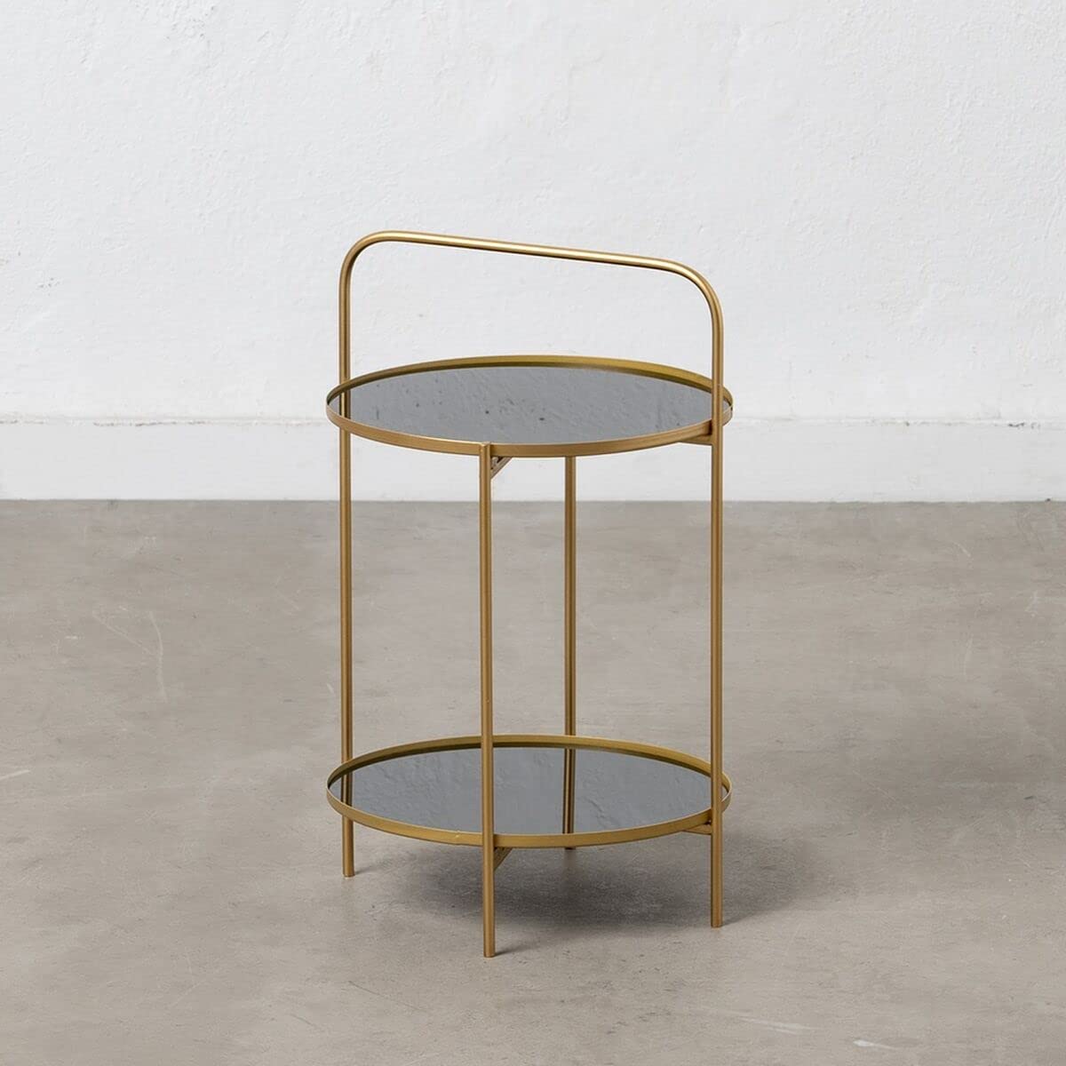 BigBuy Home 8445146073877 Table, Metal, Gold, Standard
