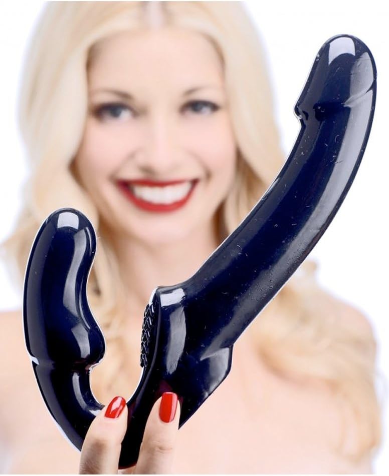 Strap U Black Revolver II Strapless Strap-On Dildo - Image 5