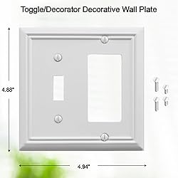 OKAWYC Toggle/Decorator Light Switch Cover Adler