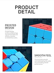 UUWEI 3x3x3 Speed Cube,Stickerless Magic