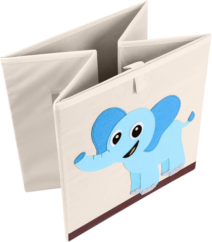 CLCROBD Foldable Animal Cube Storage Bins Fabric Toy Box/Chest