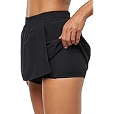 Marika Womens Lillian Asymmetrical Wrap Active Skort