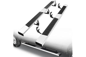 ONINE 6 Inch Chrome Running Boards Custom Fit 2019-2024 Dodge Ram 1500 New Body Crew Cab Aluminum Polished Side Step Nerf bar (Do Not Fit 2019-2024 Ram 1500 Classic)