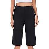 MANCYFIT Culotte Slip for Women Pettipant Half Slip Bloomers Wide Leg Pajama Pants