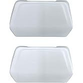 78160 Spa Neck Pillow Fit for 2018 - Current Hot Spring Limelight Collection Spas Beam BMI &amp; BMII, Flair, Flash, Prism, Pulse, 10.5" L x 6.25" W, Gray, Hot Tub Spa Head Rest 5-Years Replacement 2 PACK