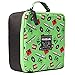 JINX Minecraft Scatter Creeper Insulated Kids School Lunch Box, Green, 8.5