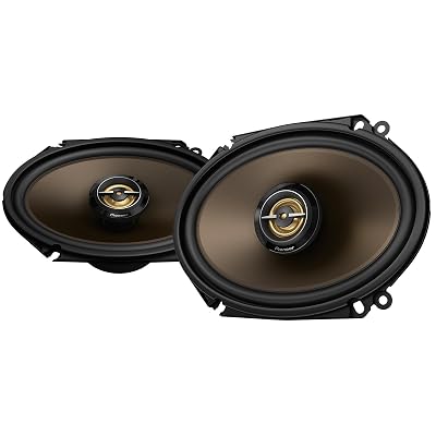 PIONEER A-Series MAX TS-A683FH 6” x 8" 2-Way Speakers (Pair) – 370W Max, Balanced Sound + Smooth Treble, Enhanced Bass, Great Stock Replacement