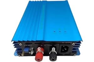 500W Grid Tie Inverter Pure Sine Wave MPPT Micro Inverter 12V/24VDC to 220VAC for PV Panels Battery Discharge Adjustable(500W