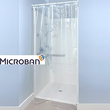 Bath 54 X 78 Midweight Mildew Resistant Peva Stall Shower Curtain