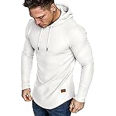 JMIERR Mens Fashion Hoodies Fleece Long Sleeve Athletic Sweatshirt Pullover T Shirts